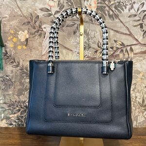 Bvlgari Serpenti Leather Handle bag